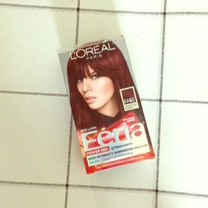 Power read L’Oréal box hair dye
